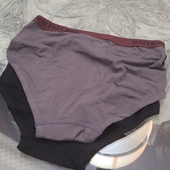 NATURAL FEELINGS PAIR OF BRIEFS LARGE - Picture 3 of 7
